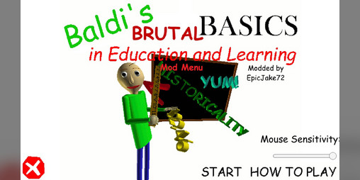 Baldi's Brutal Basics Mod Menu - release date, videos, screenshots