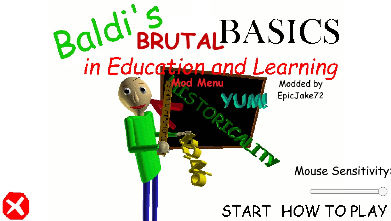 Baldi's Brutal Basics Mod Menu - release date, videos, screenshots, reviews  on RAWG