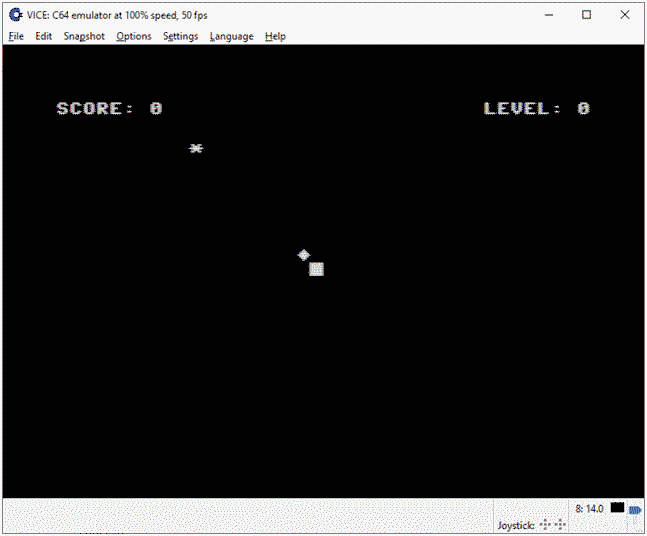 Meteor Storm (C64) by Sioban