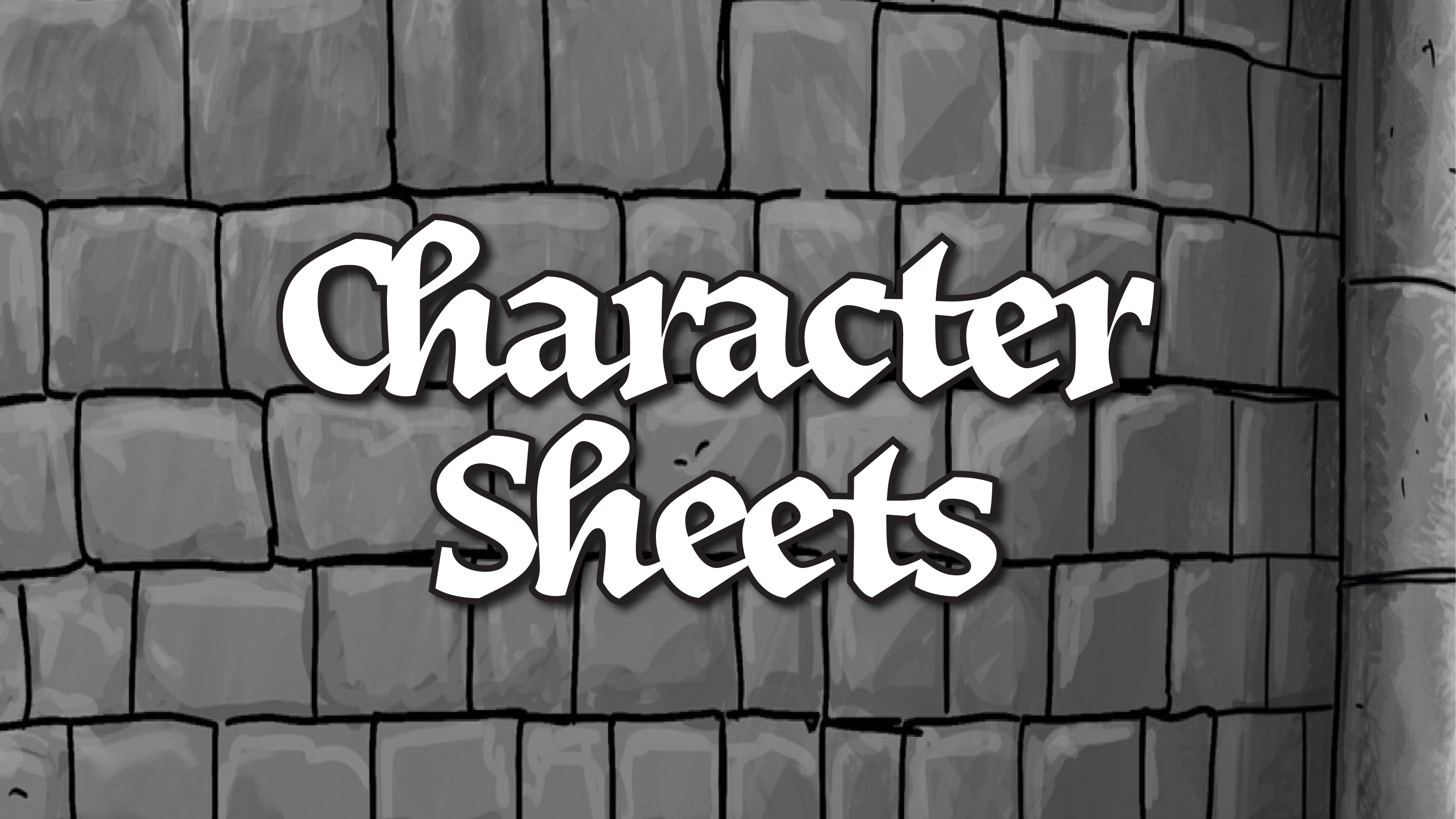 Dungeoneering Character Sheets