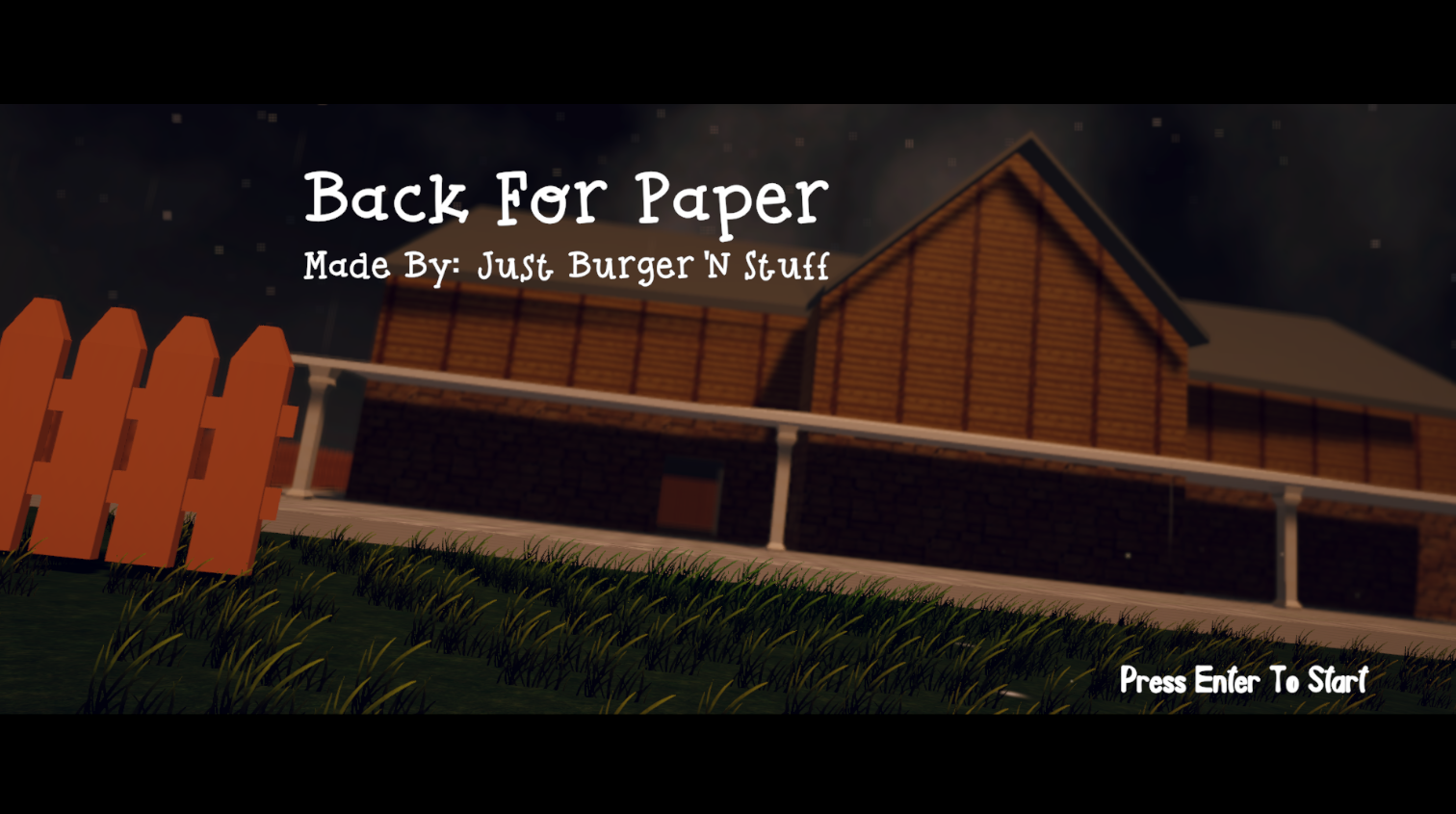 Back For Paper