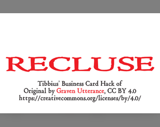 Bcard Recluse  