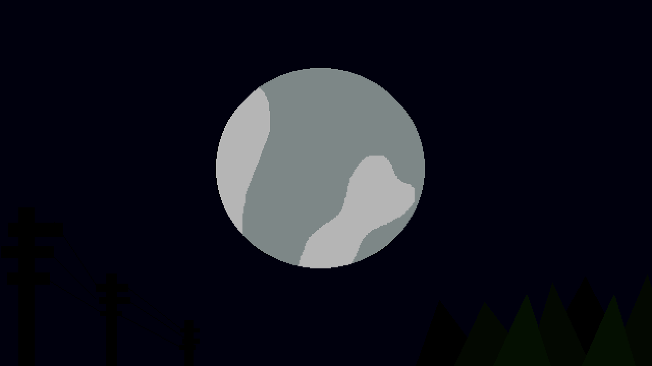 By the moonlight