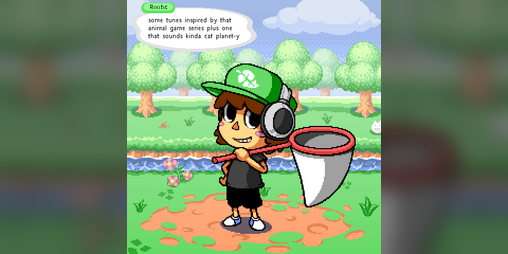 Cover image for some tunes inspired by that animal game series plus one that sounds kinda cat planet​-​y