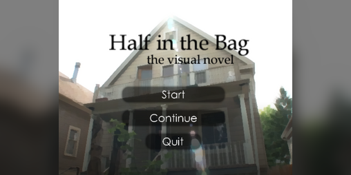 Cover image for Half in the Bag: The Visual Novel (Fangame)