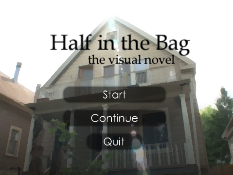 Cover image for Half in the Bag: The Visual Novel (Fangame)