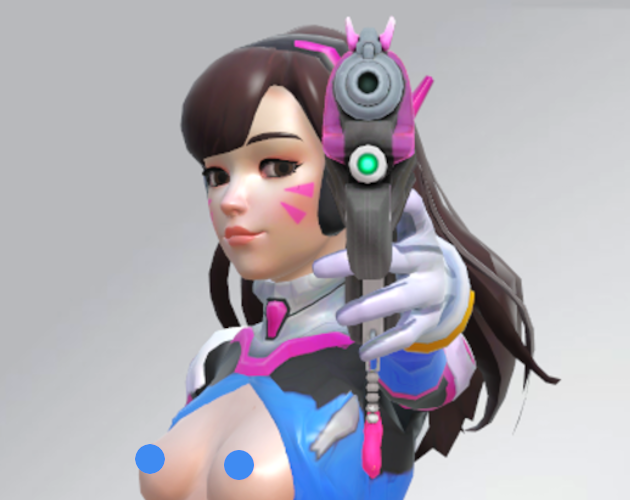 Cover image for D.VA Rock Paper Scissors STRIP HENTAI!