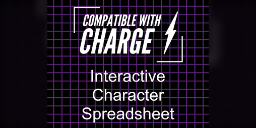 Cover image for Charge RPG Character Spreadsheet