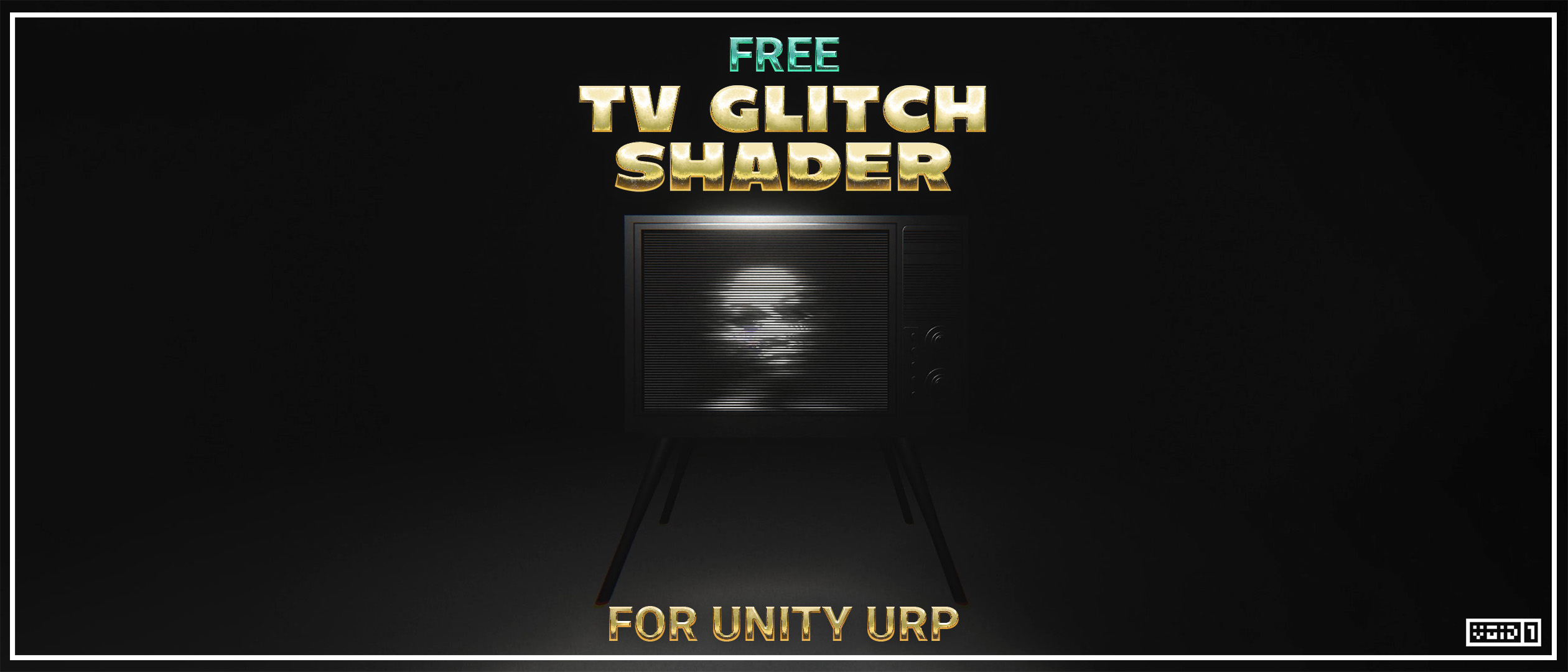 Free TV Glitch Shader for Unity URP