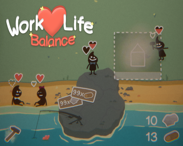 Work Balance Game Work Life Balance by mokofr, Leo Hilbert for Wholesome Games Jam 2022 ...