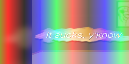 Cover image for It sucks, y'know