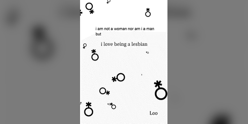 Cover image for I love being a lesbian