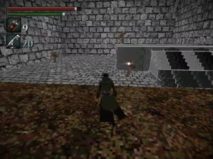 Bloodborne PSX is a demake of the original From Software game