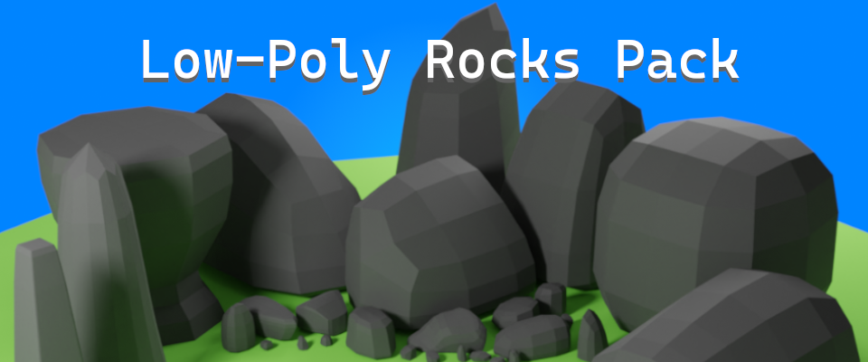 Low-Poly Rocks Asset Pack