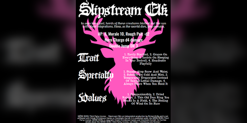 Cover image for Slipstream Elk