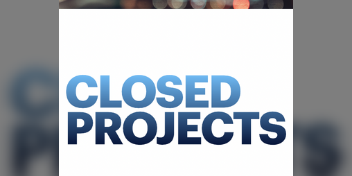 Cover image for Closed Projects