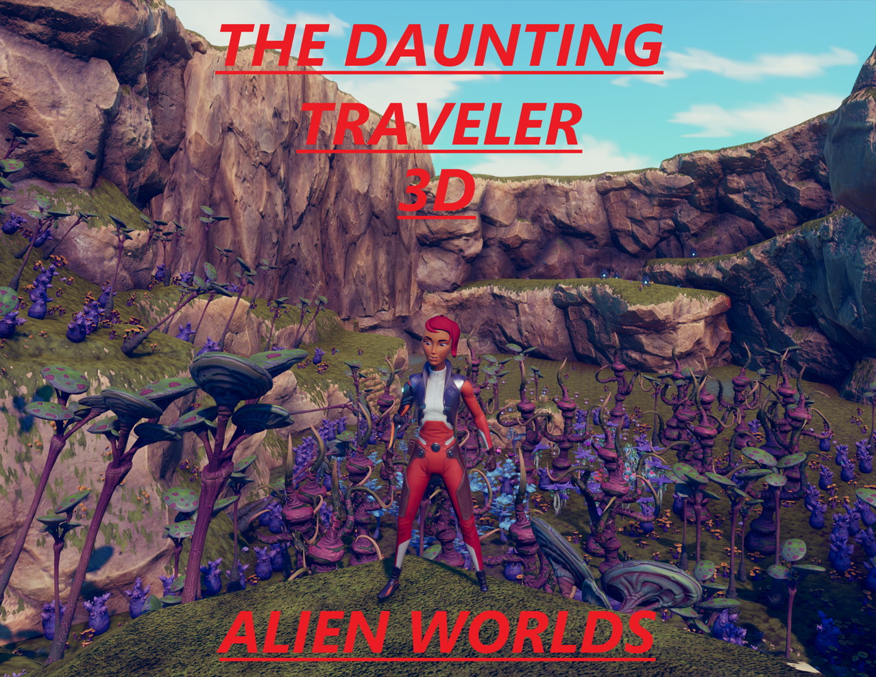 The Daunting Traveler 3D Alien Worlds