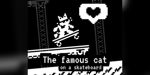 Cover image for Famous internet cat on a skateboard 😼 – V.1