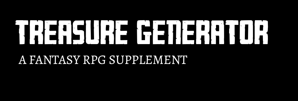 pathfinder treasure generator ultimate equipment