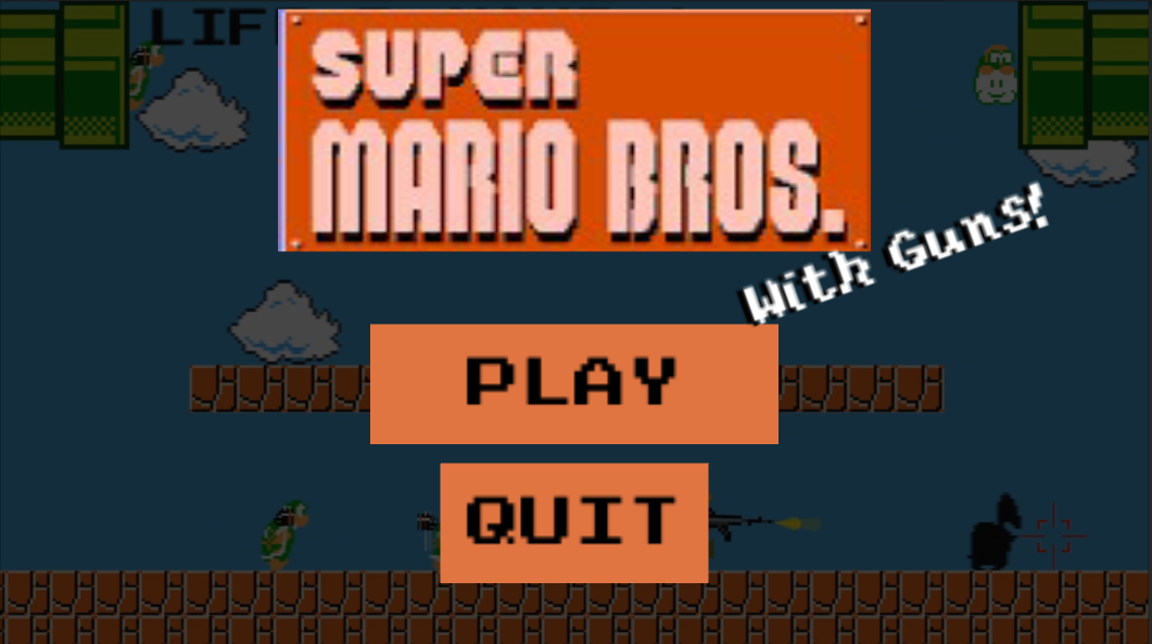 Mario with guns!