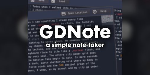 Cover image for GDNote