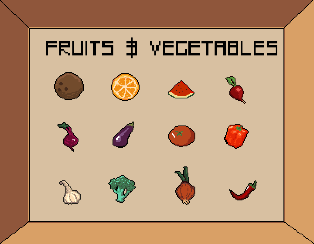 Pixel Fruits Pack