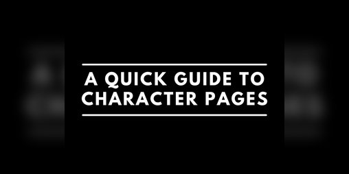 Cover image for A Quick Guide to Character Pages