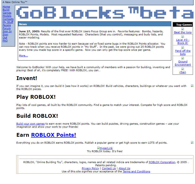 Old ROBLOX Client Search