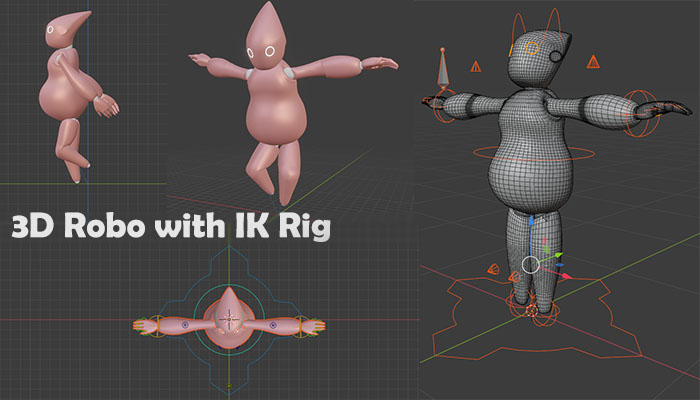 3D Robo With IK Rig