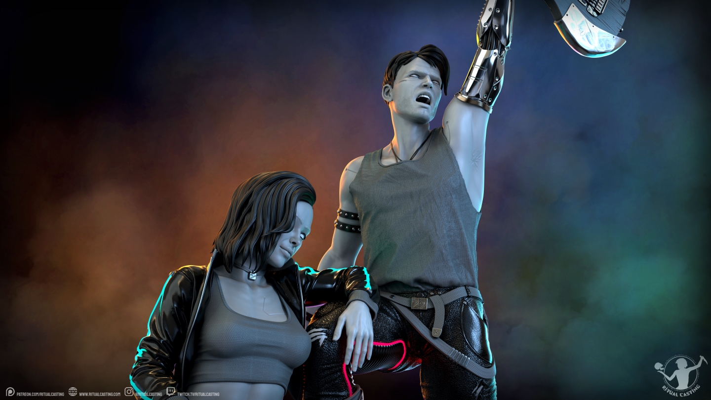 Cover image for Ritual Casting April 2022 Release - Johnny Silverhand and Rogue