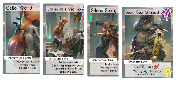 orchestra cards