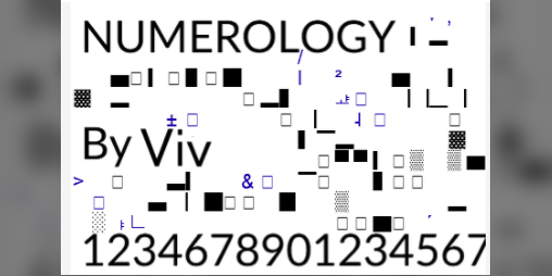 Cover image for Numerology
