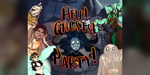 Cover image for Help! Ghosts! Party!