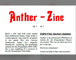 AntherZine v1n1  