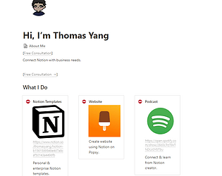 My Notion Website Project