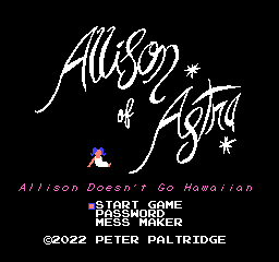Allison Of Astra: Allison Doesn't Go Hawaiian (S1 E2)