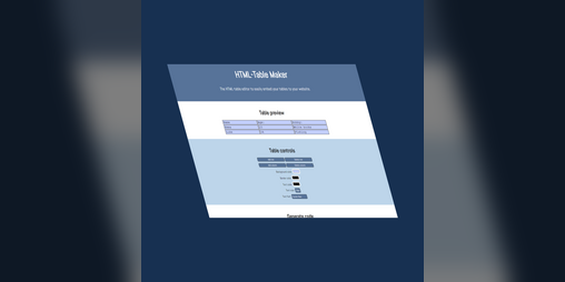 Cover image for HTML-Element Maker