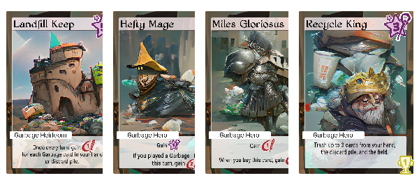 garbage cards