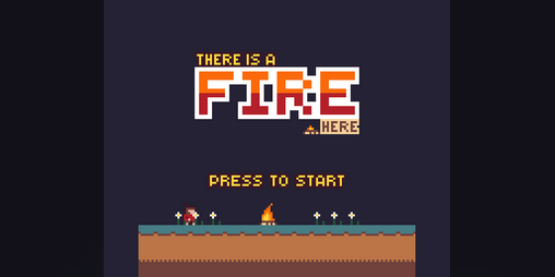 Cover image for There is a fire Here