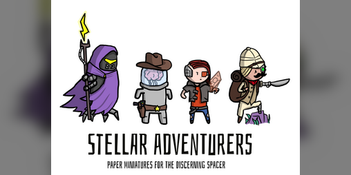 Cover image for Stellar Adventurers - Paper Minis