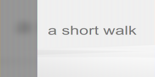 Cover image for a short walk