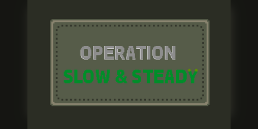 Cover image for OPERATION SLOW & STEADY