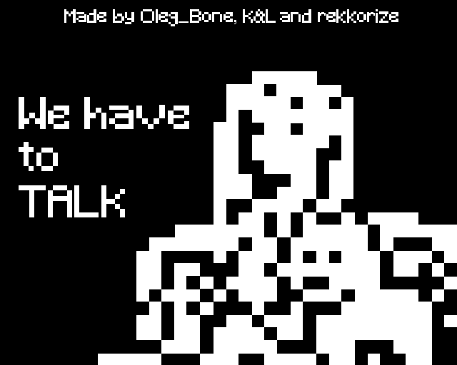 Cover image for We Have to Talk