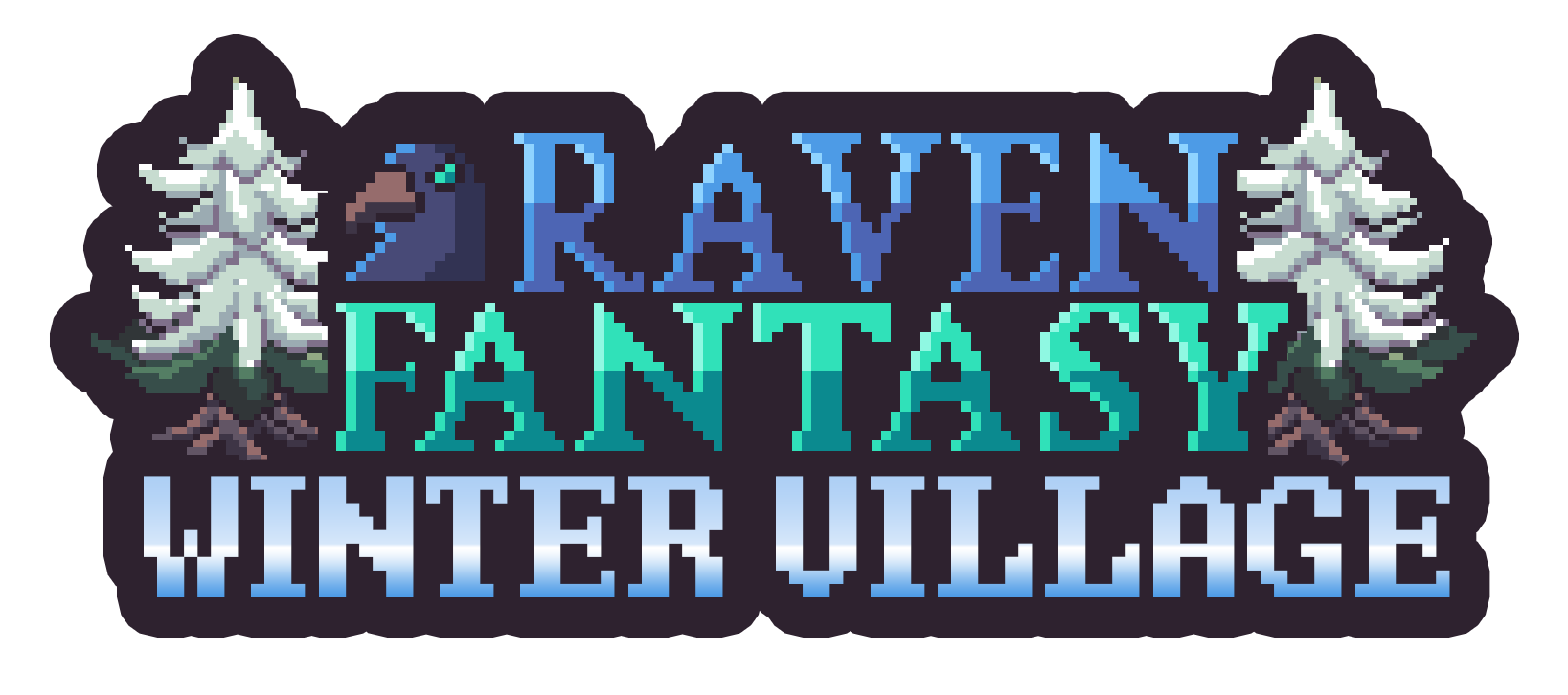 Raven Fantasy - 2D PixelArt Tileset and Sprites - Winter Village