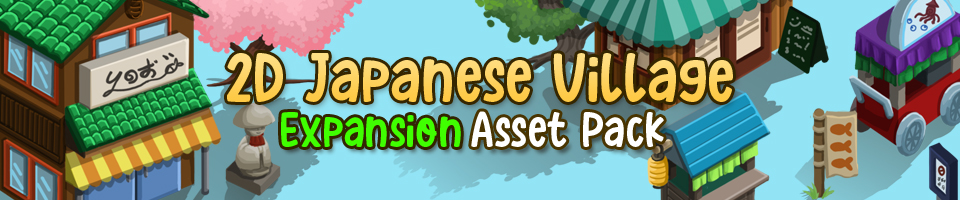 Japanese Village Props Expansion Pack
