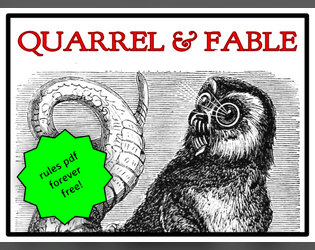 QUARREL + FABLE   - nostalgic british roleplaying 