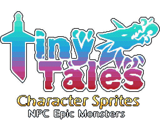 Tiny Tales Pixel 2D : Epic Monsters NPC Sprite Pack