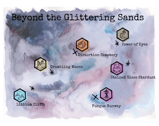 Beyond the Glittering Sands   - Psychedelic science-fantasy point crawl 
