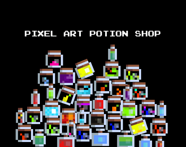 Pixel Art Potions SHOP!