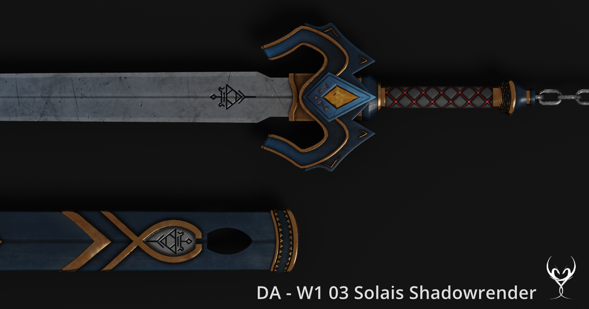 DA W1 03 Solais Shadowrender - Hero Sword